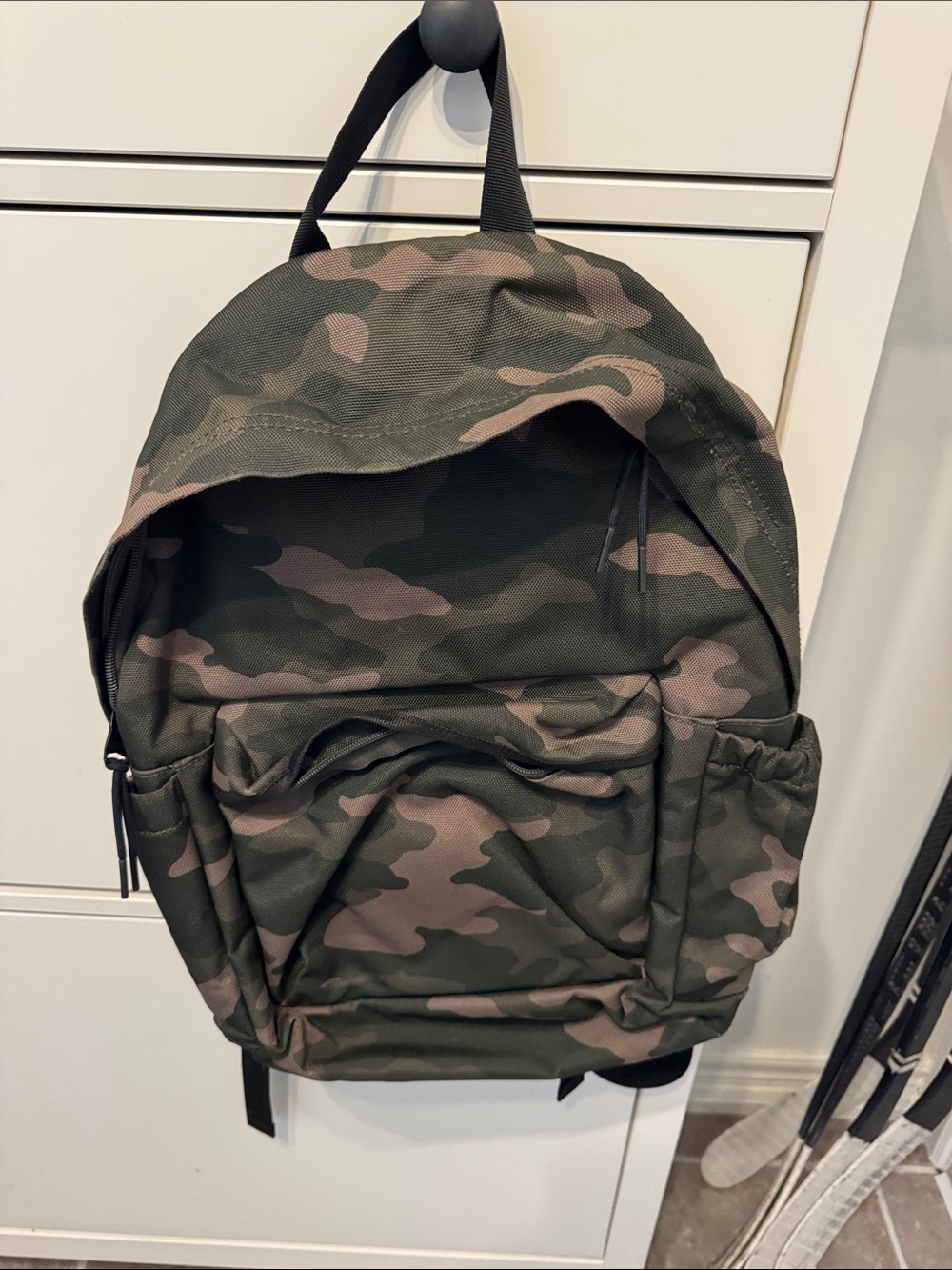Banana Republic Olive Camo Canvas Backpack